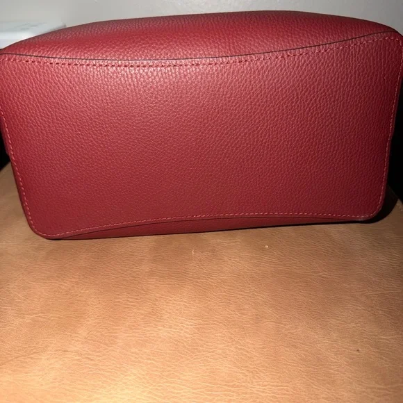 Coach Burgundy Leather Crossbody Bag - Picture 4 of 4